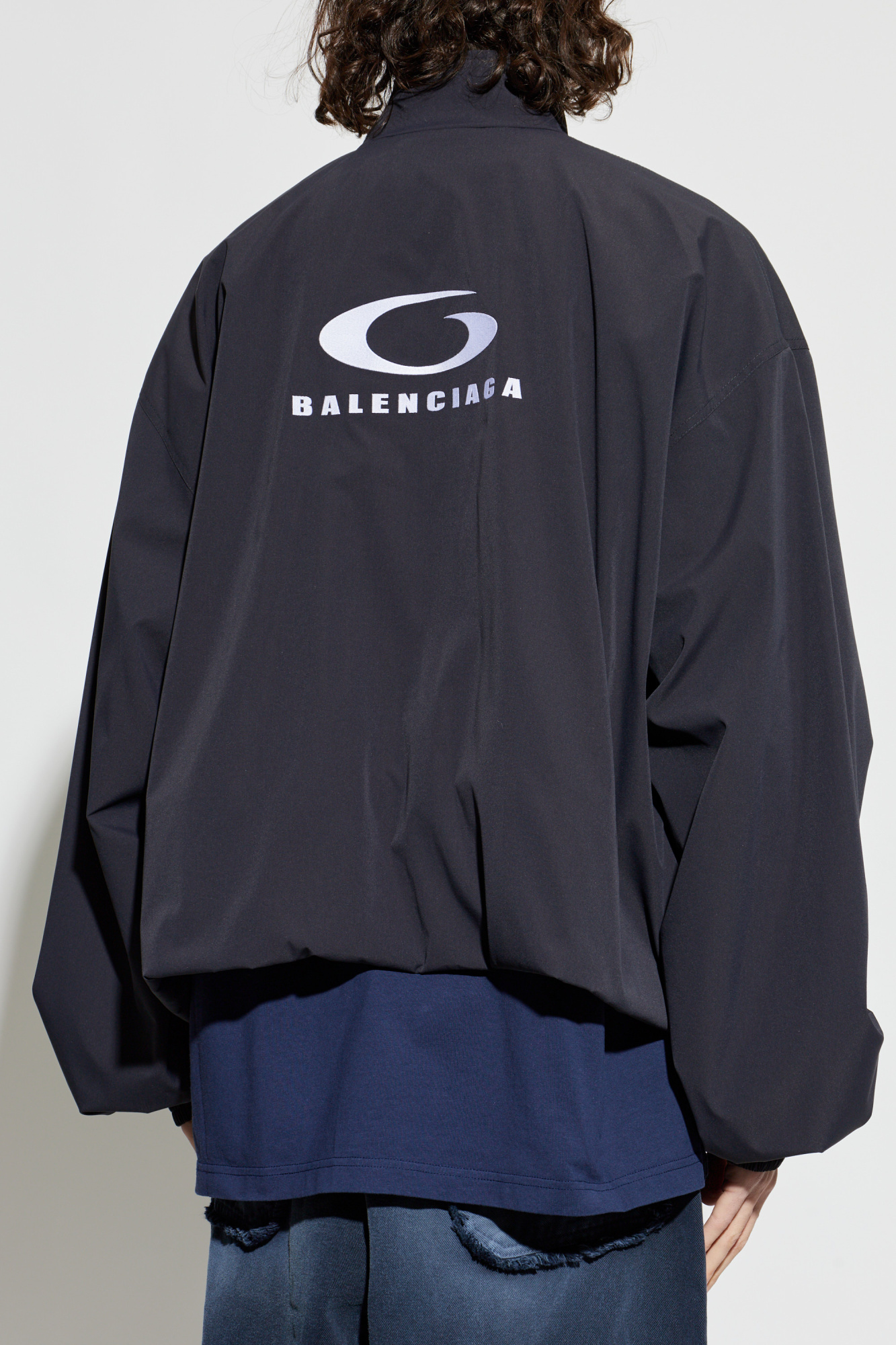Black Jacket with logo Balenciaga - Vitkac Northern Ireland